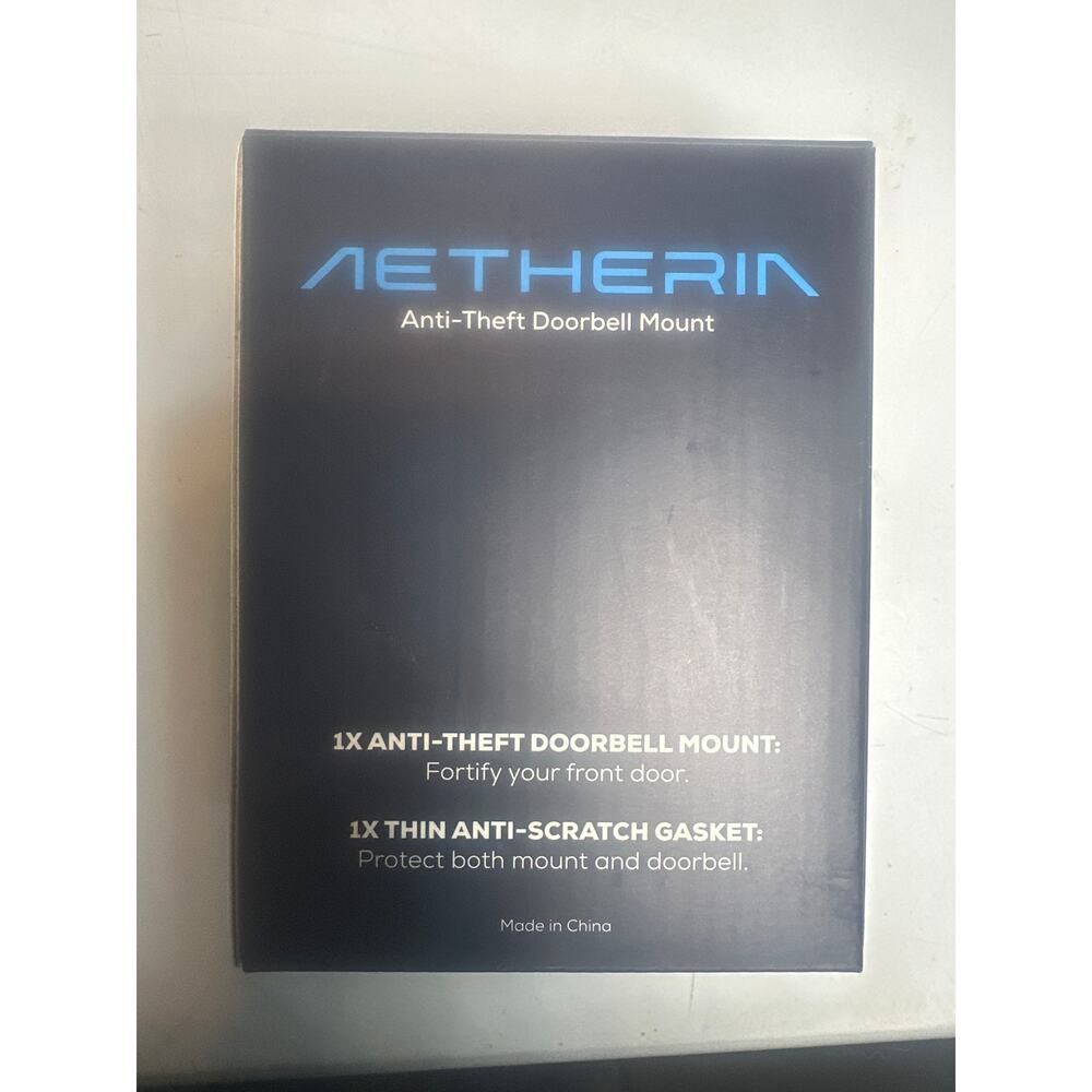 Aetheria anti theft door bell mount